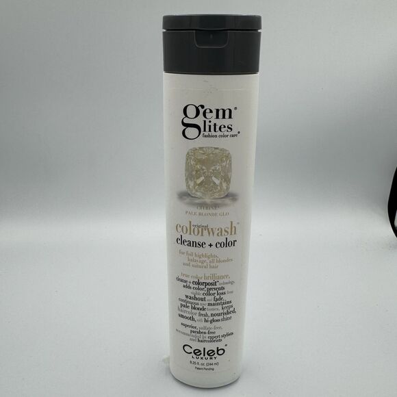 Celeb Gem Lites Viral Citrine Pale Blond Glo Colorwash 8.25 Oz - Picture 1 of 4